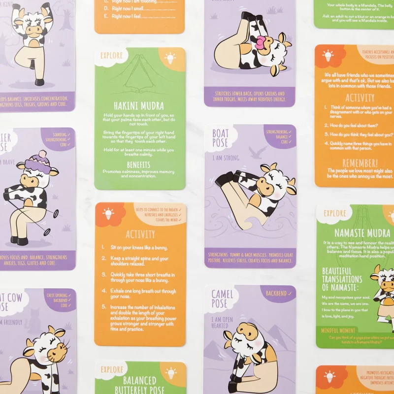 Karty do jogi dla dzieci myga Kids Yoga Cards