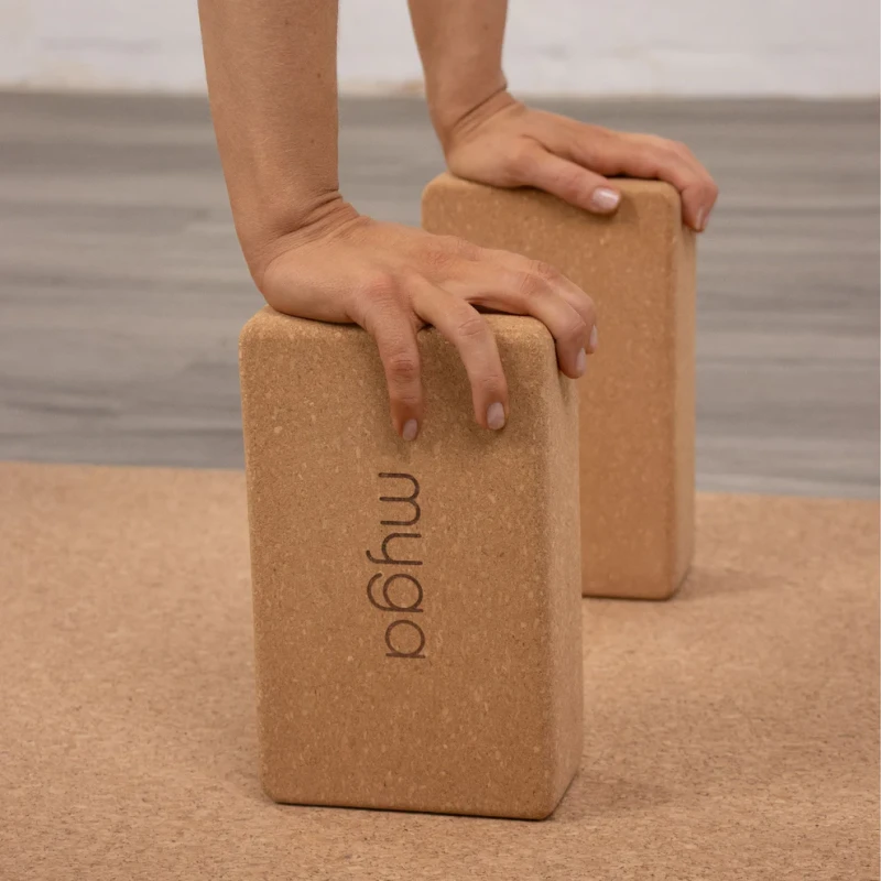 Korkowy klocek do jogi myga Cork Block