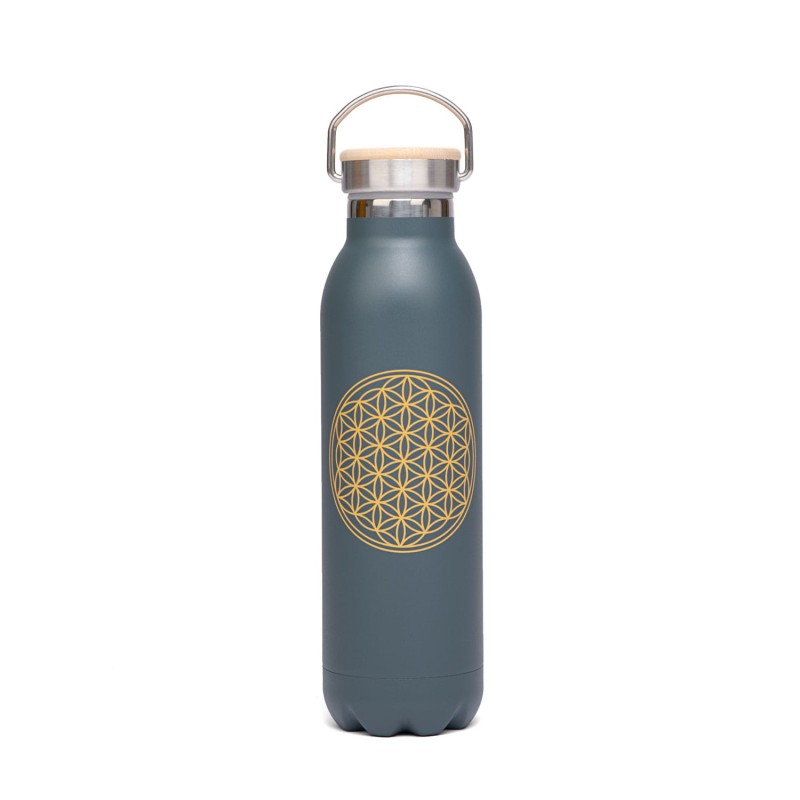 Butelka termiczna Bodhi 600 ml stal nierdzewna - Kwiat Życia