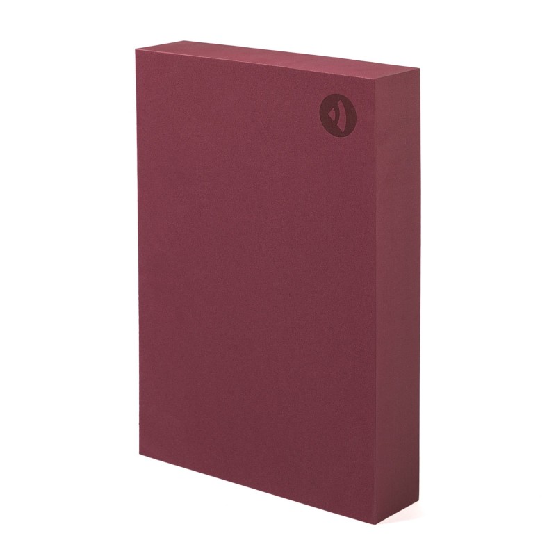 Klocek płaski do jogi Bodhi Yoga Block - karminowy
