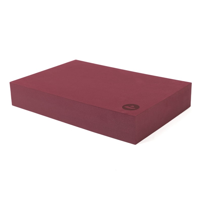 Klocek płaski do jogi Bodhi Yoga Block - karminowy