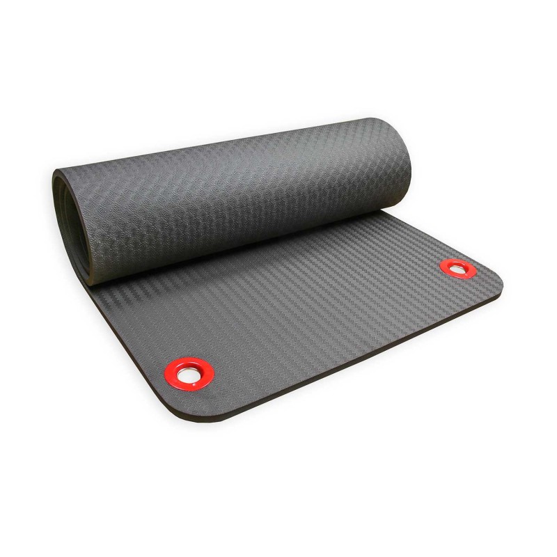 Mata do ćwiczeń Pilates Bodhi Align Pilates Studio 1cm - z oczkami