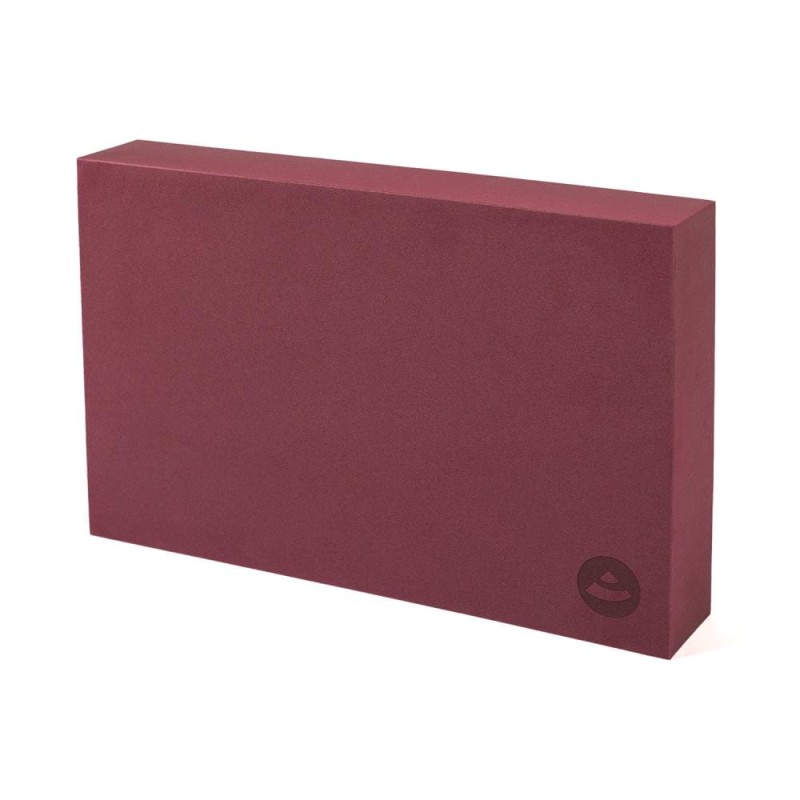 Klocek płaski do jogi Bodhi Yoga Block - karminowy