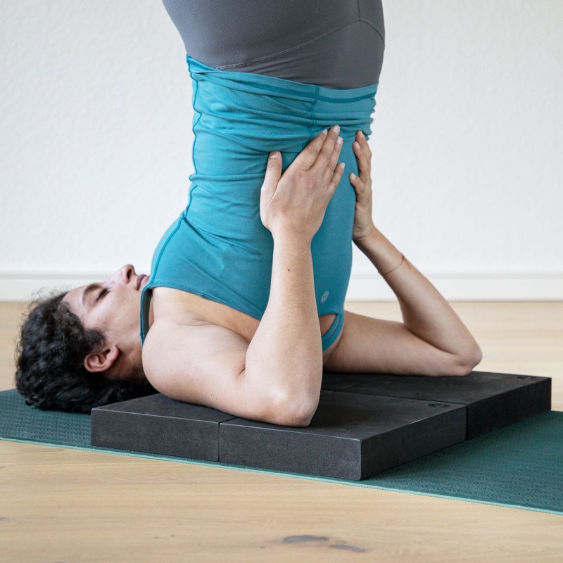 Klocek płaski do jogi Bodhi Yoga Block - czarny