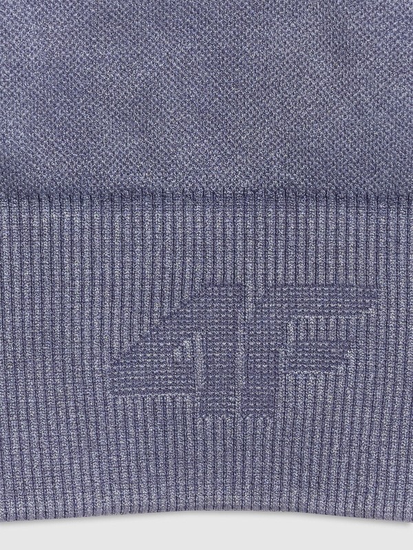 Stanik sportowy do jogi i pilatesu 4F - Granatowy