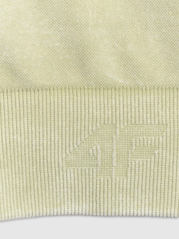 Stanik sportowy do jogi i pilatesu 4F - Zielony