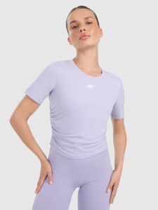 Koszulka do jogi i pilatesu 4F - Niebieski