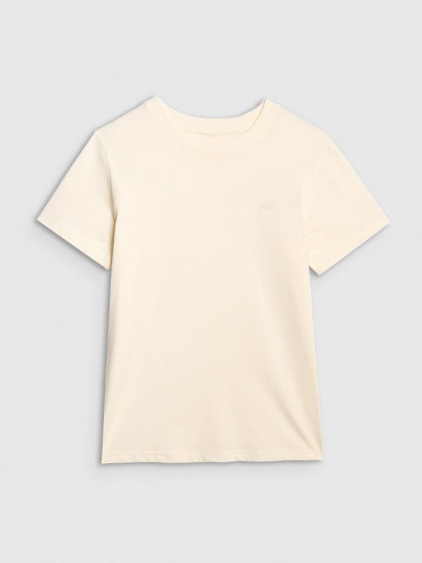 Koszulka do jogi i pilatesu 4F - Beżowy