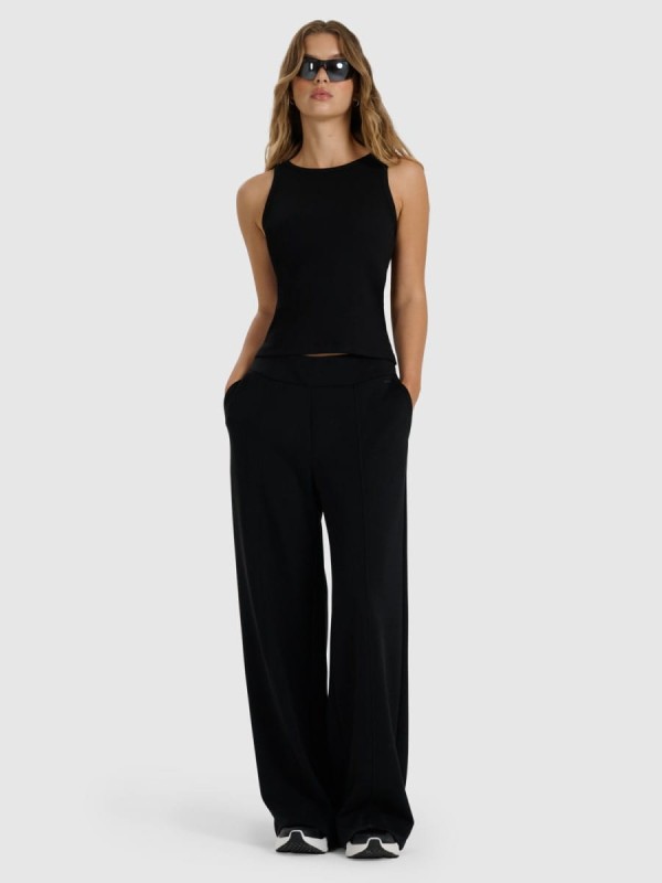 Koszulka top do jogi i pilatesu 4F - Czarny