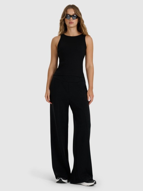 Koszulka top do jogi i pilatesu 4F - Czarny