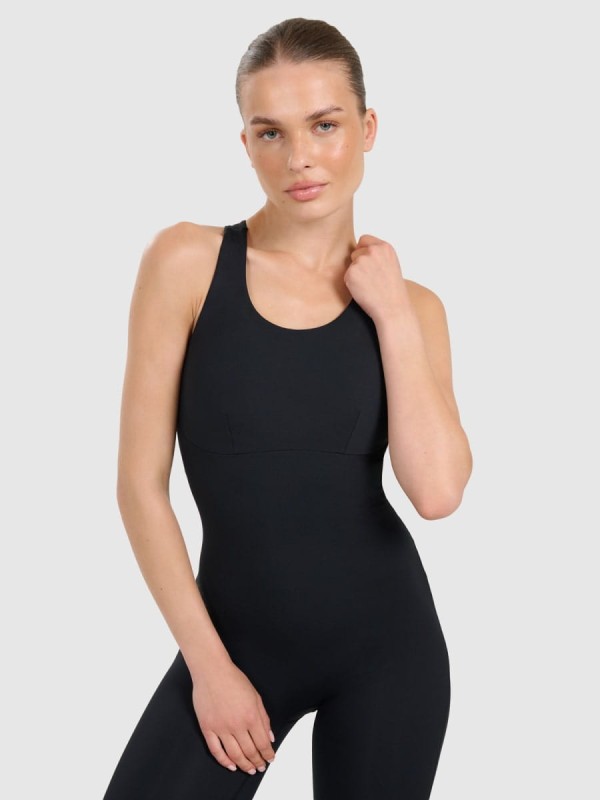 Kombinezon do jogi i pilatesu 4F - Czarny