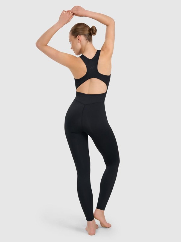 Kombinezon do jogi i pilatesu 4F - Czarny