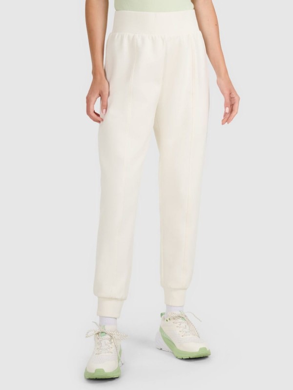 Spodnie dresowe joggery 4F- Beżowy