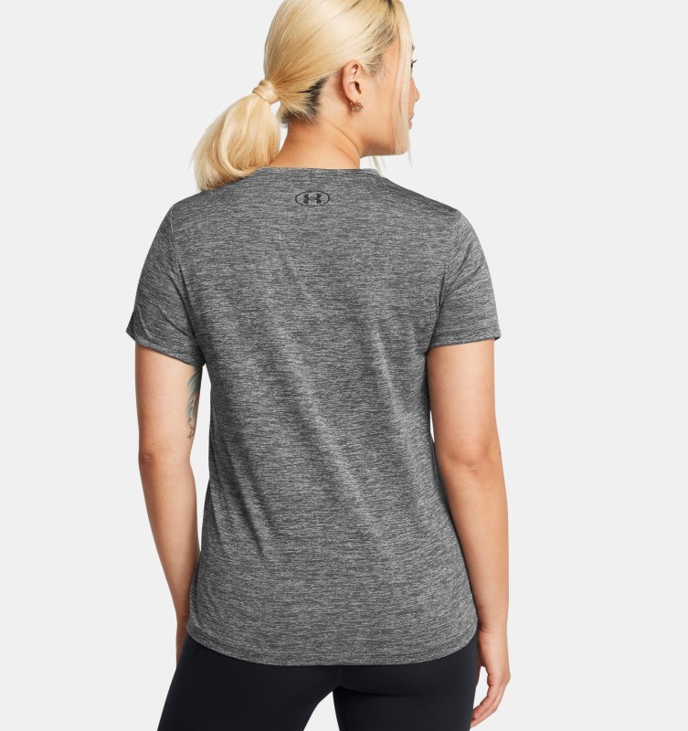 Koszulka do jogi i pilatesu damska Under Armour Twist - szary