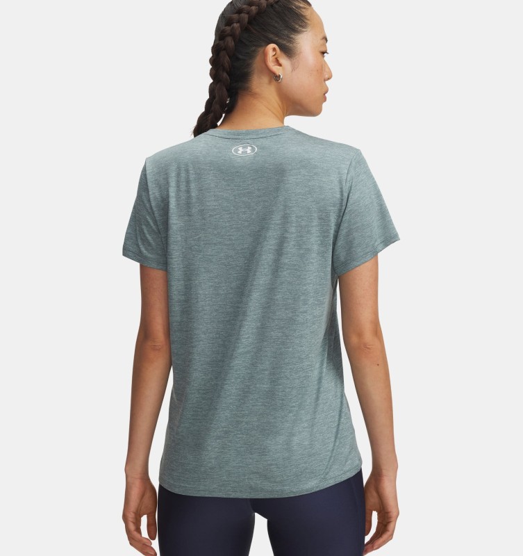 Koszulka do jogi i pilatesu damska Under Armour V-Neck - szary