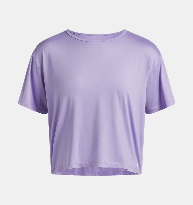 Koszulka do jogi i pilatesu damska Under Armour Motion - wrzosowy