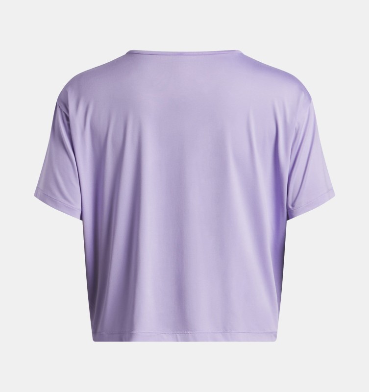 Koszulka do jogi i pilatesu damska Under Armour Motion - wrzosowy