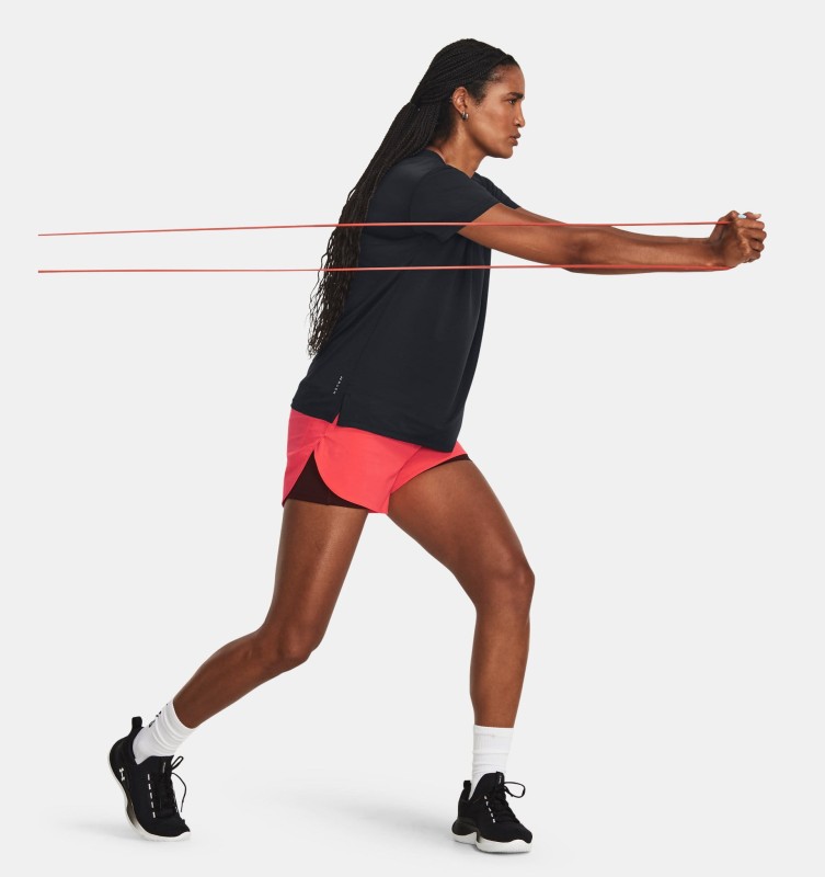 Koszulka do jogi i pilatesu z krótkimi rękawami Under Armour Vanish Energy - czarny