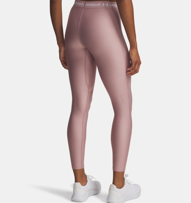 Legginsy do jogi i pilatesu damskie Under Armour Rib - różowy