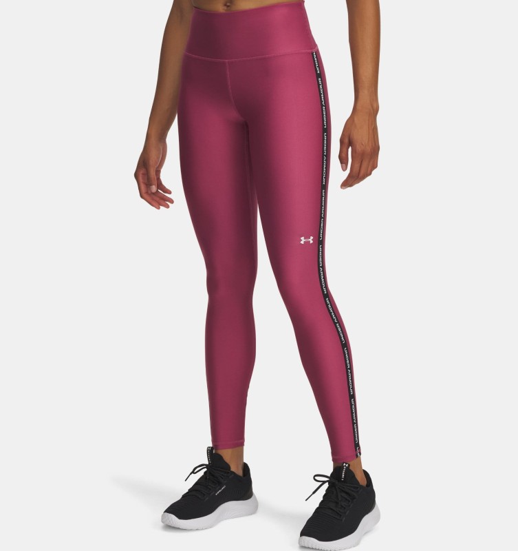 Legginsy do jogi i pilatesu z wysokim stanem Under Armour Tape – różowy