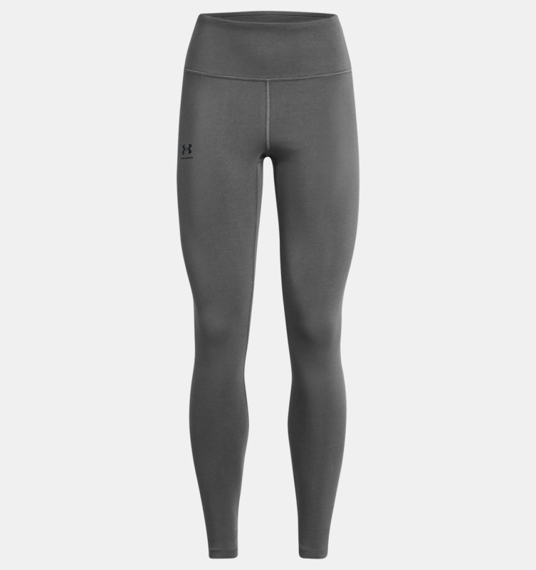 Legginsy damskie do jogi i pilatesu Under Armour Rival - szary