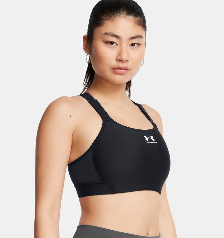 Biustonosz do jogi i pilatesu damski Under Armour High - czarny