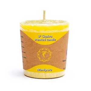 Świeca wotywna 3. czakra Manipura – Siła Woli