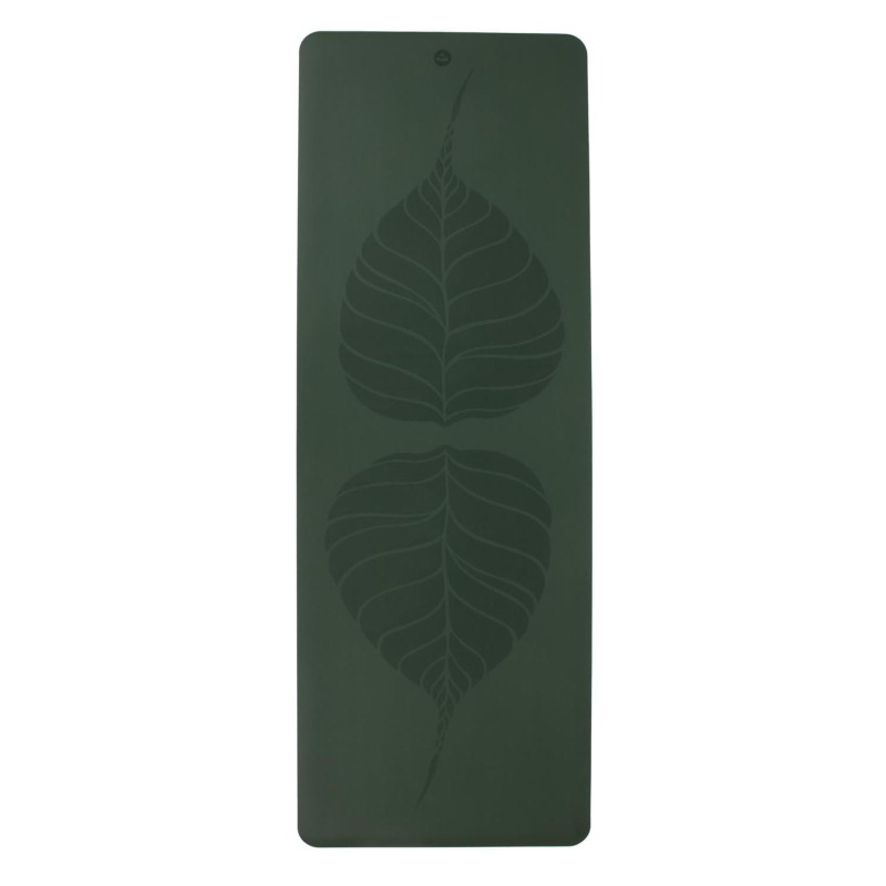 Mata do jogi Bodhi Phoenix 4mm Leaves - zielony
