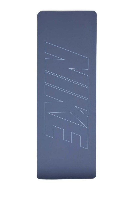 Mata do jogi Nike Reversible 4mm - dwustronna niebieska