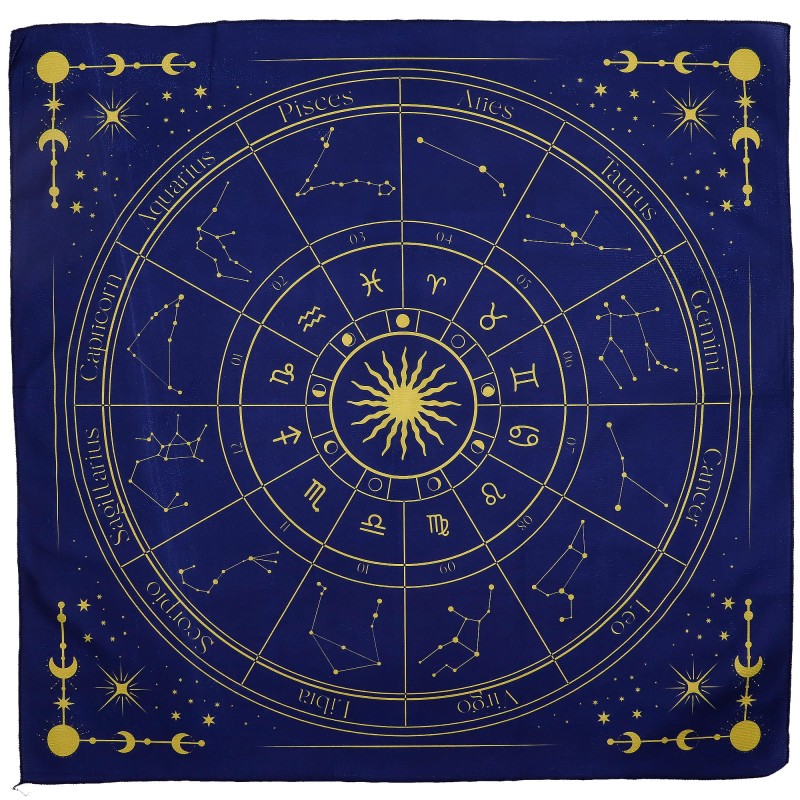Obrus do Czytania Tarota – Zodiak