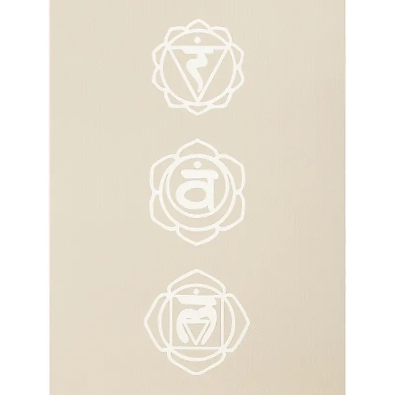 Mata do jogi Yogi & Yogini Premium TPE Chakra beżowy