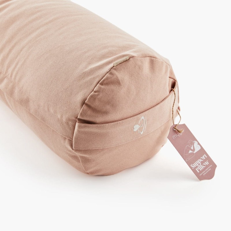 Wałek / bolster do jogi myga - beżowy