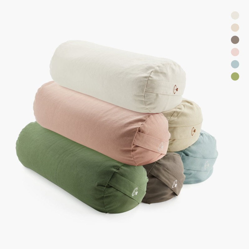 Wałek / bolster do jogi myga - zielony