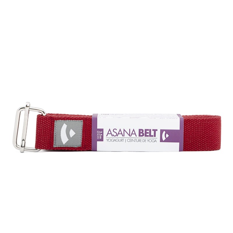 Pasek do jogi Bodhi Asana belt 2,5m - bordowy