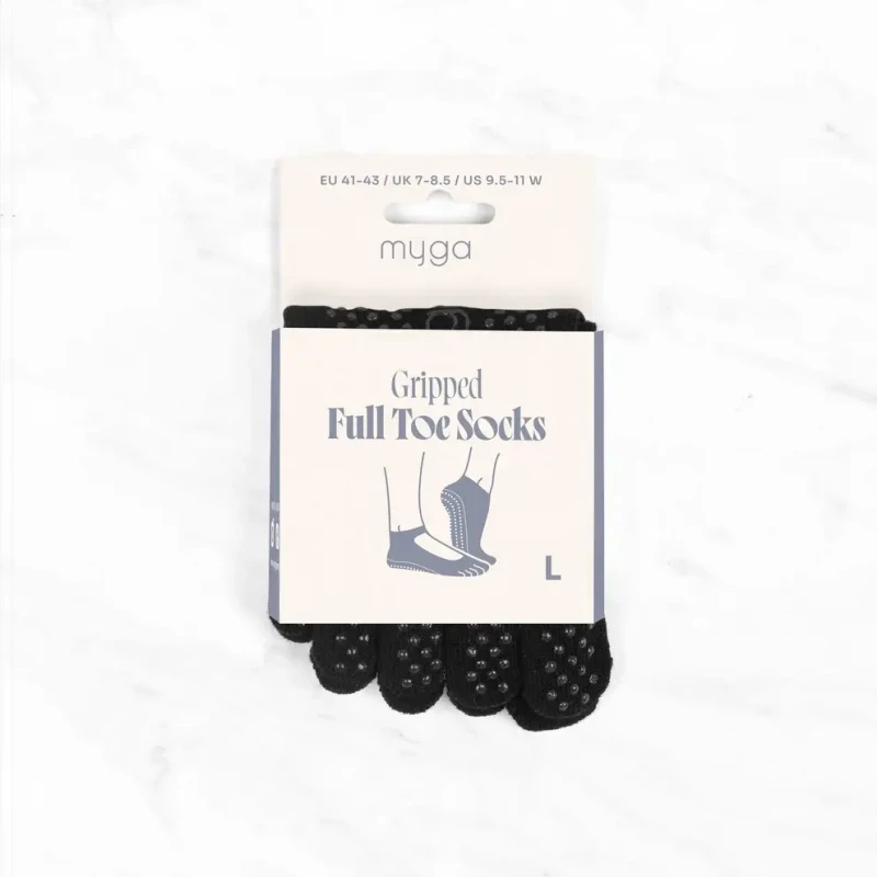 Antypoślizgowe skarpetki z palcami do jogi myga Yoga Toe Socks