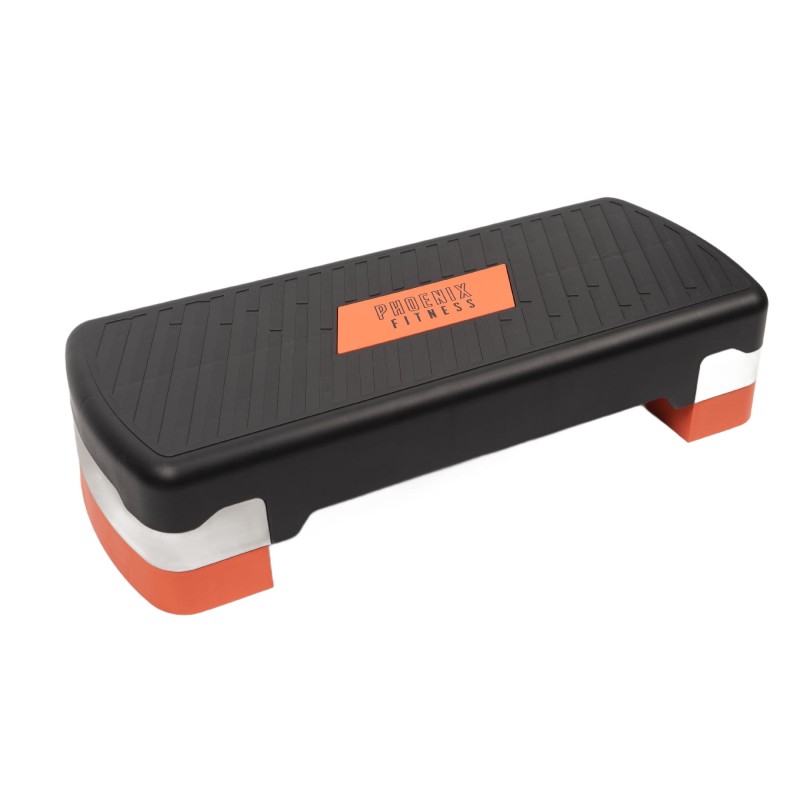 Regulowany step/stepper do ćwiczeń aerobowych i fitness Phoenix Fitness