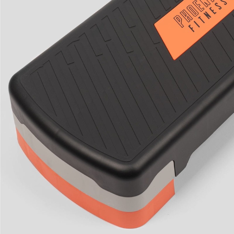 Regulowany step/stepper do ćwiczeń aerobowych i fitness Phoenix Fitness
