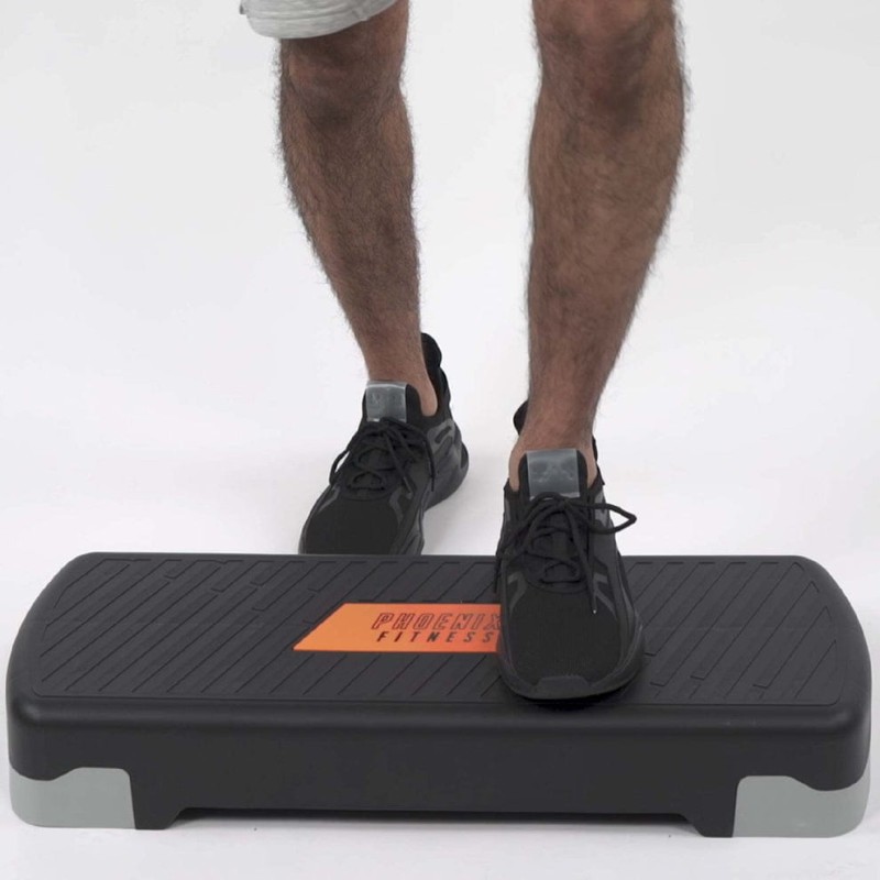 Regulowany step/stepper do ćwiczeń aerobowych i fitness Phoenix Fitness