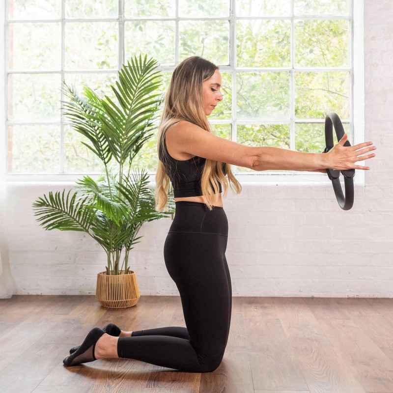 Obręcz do pilatesu Align Pilates 30 cm czarny
