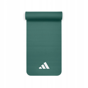 Mata do jogi Adidas 8 mm - ciemnyzielony