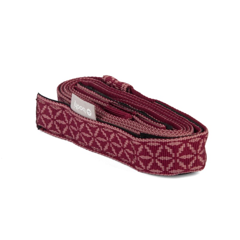 Pasek do transportu maty na rzep Bodhi Velcro - czerwony