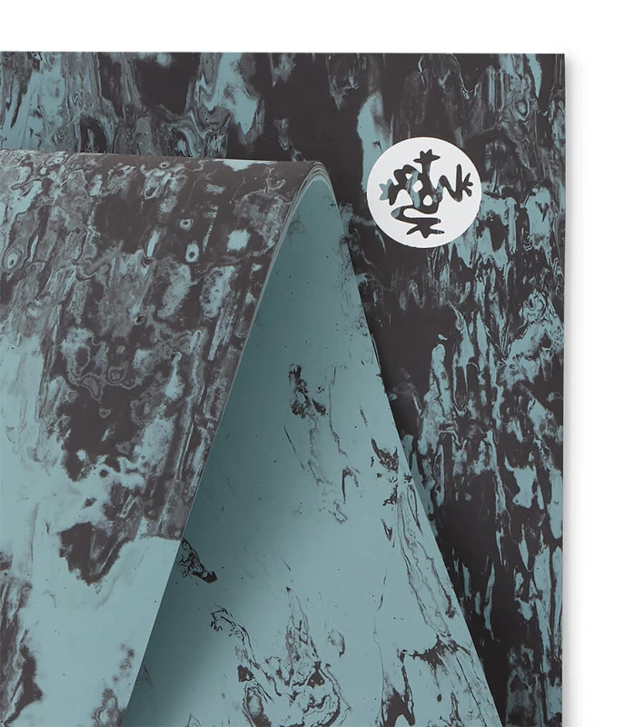 Mata do ćwiczeń Manduka Rheo 8mm - Blue Lotus Marble