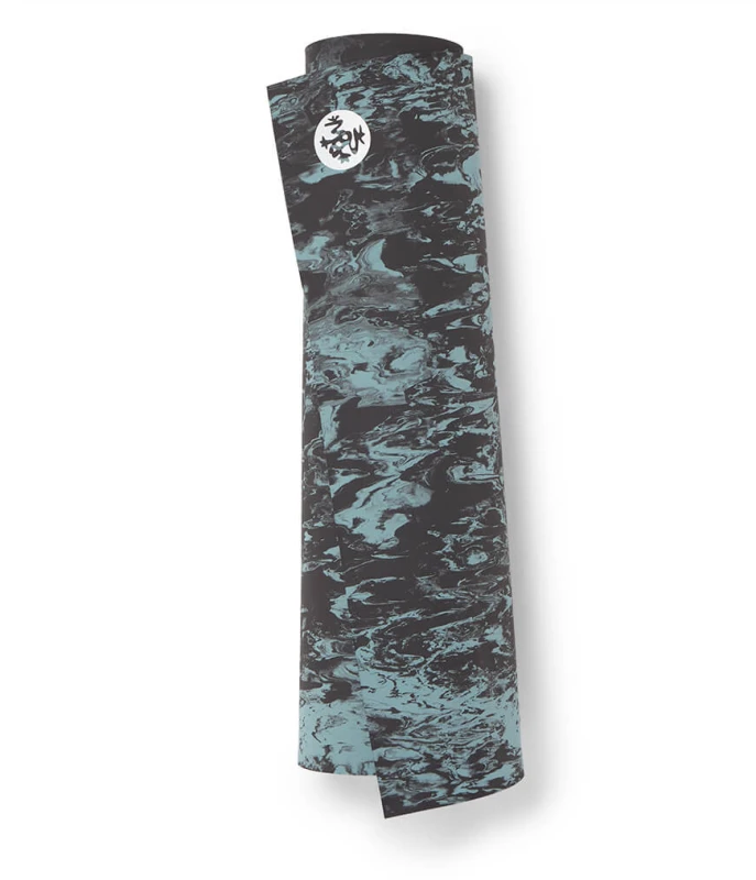 Mata do ćwiczeń Manduka Rheo 8mm - Blue Lotus Marble