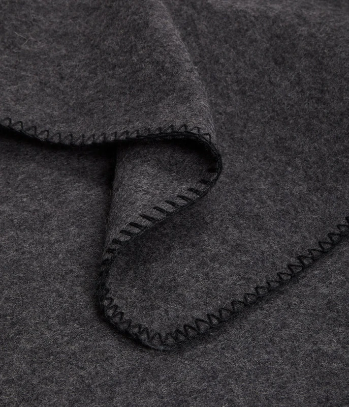 Wełniany koc do jogi Manduka Essential Wool Blanket - Thunder