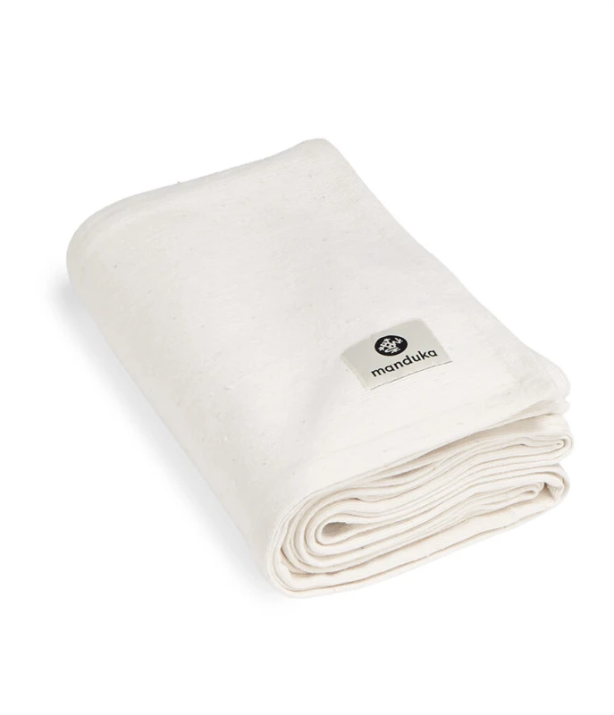 Bawełniany koc do jogi Manduka Essential Cotton Blanket - Natural
