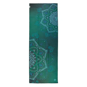Ręcznik do jogi GRIP² Mandale, Jungle Green