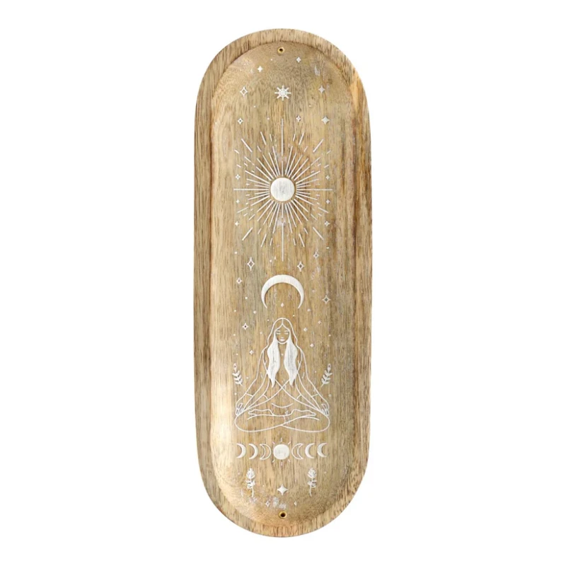 Podstawka pod kadzidła z drewna mango Cosmic Rituals