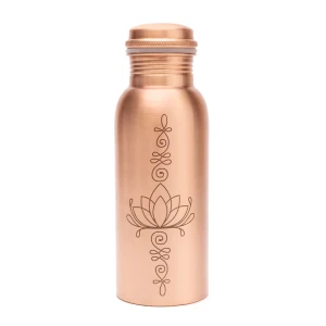 Miedziana butelka do wody Yogi & Yogini Lotus 500 ml