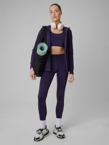 Legginsy fitness szybkoschnące damskie z wysokim stanem