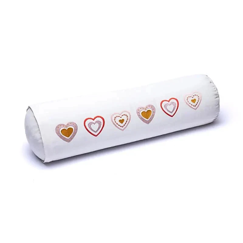 Bolster do jogi Yogi & Yogini Hearts - bawełna organiczna OCS
